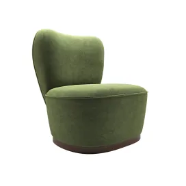 Holly Hunt Vladimir Kagan Fire side chair on plinth